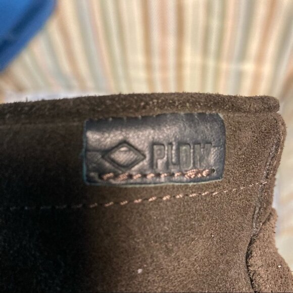 PLDM for PALLADIUM Sz EU 39 Suede Leather Booties Stacked Heels - Picture 9 of 12